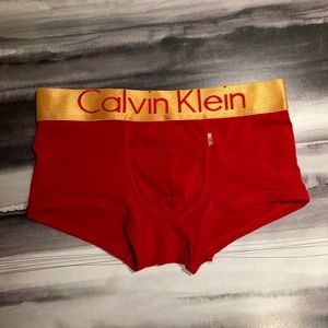 Calvin Klein Red Boxer Briefs | Size Large
